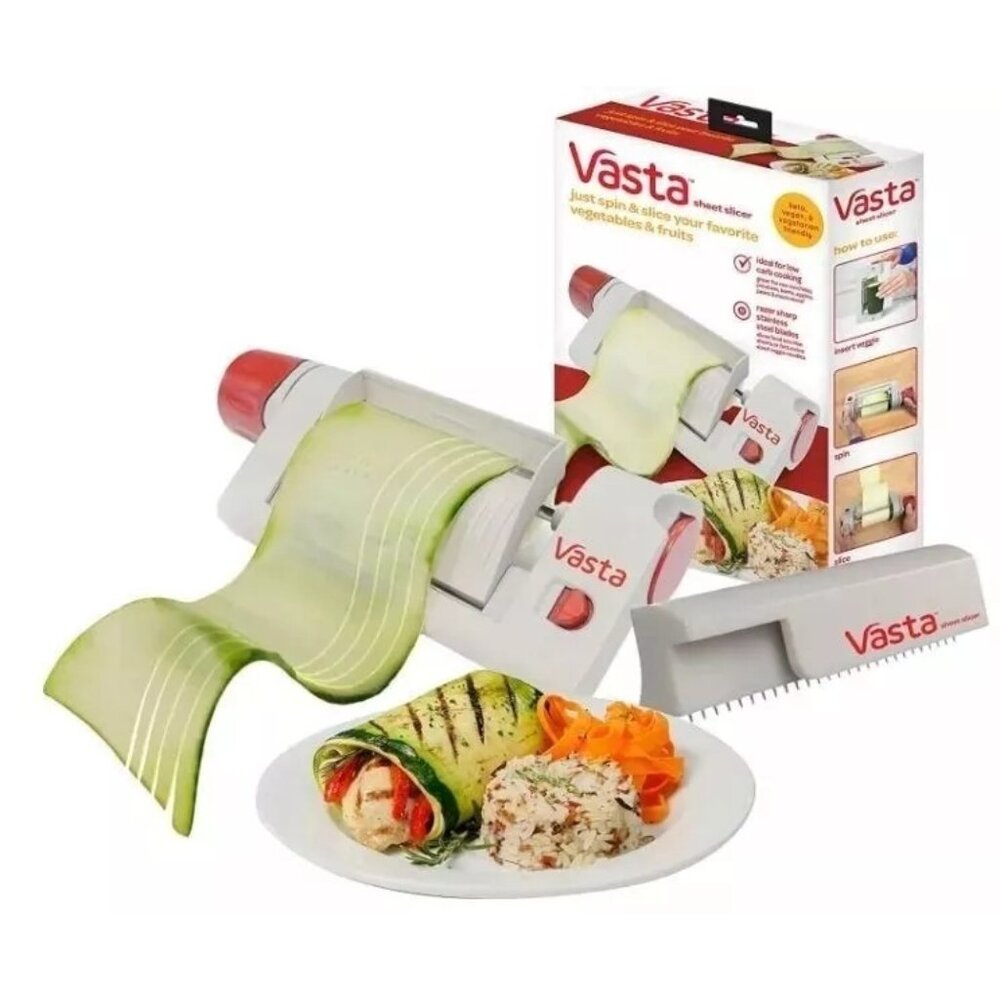 Vasta Sheet Slicer For Vegetables & Fruits With Stainless Steel Blades